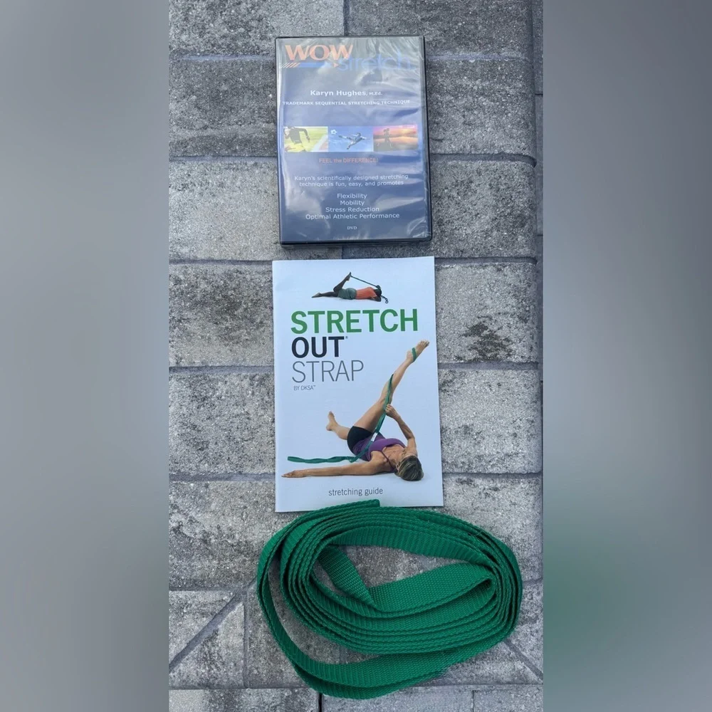 The Original Stretch Out Strap with Exercise Book And DVD by OPTP New! - Picture 2 of 15